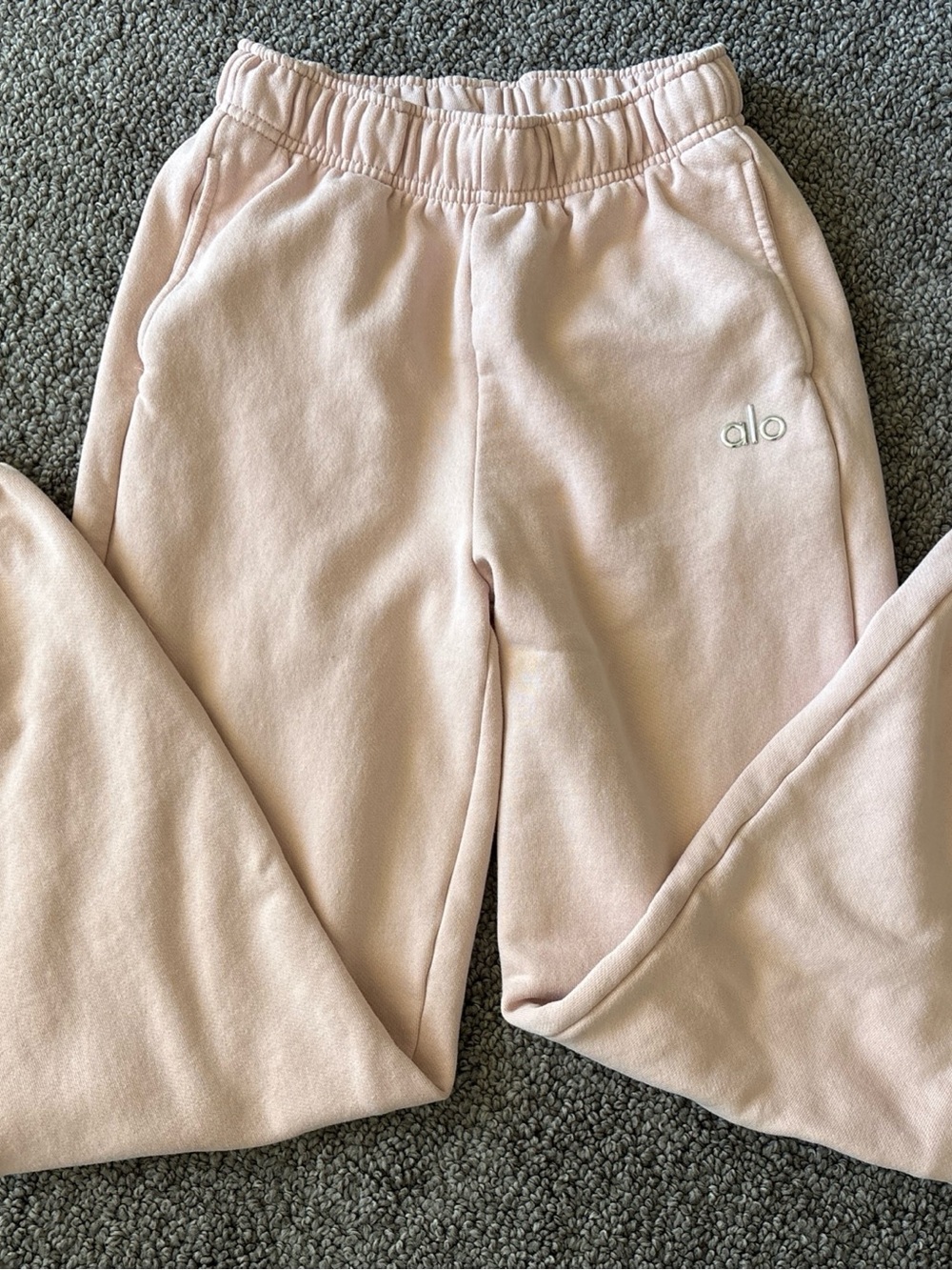 ALO Yoga Accolade Women’s XXS Ballet Pink Sweatpants Minimalist Luxury Cozy